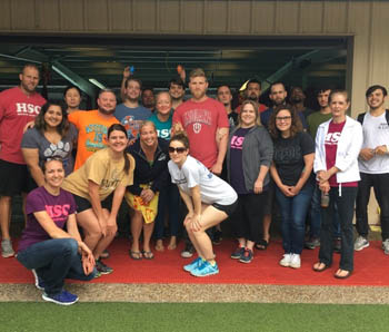HSC Sharpstown took a break from teaching awesome swimming lessons for some pre-holiday Easter celebrations!